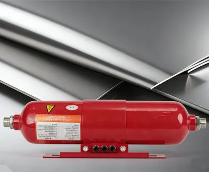 Hanging dry powder fire extinguishing device