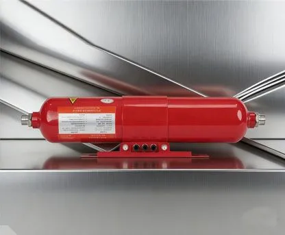 Hanging dry powder fire extinguishing device