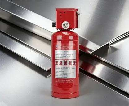 Hanging heptafluoropropane gas fire extinguishing device